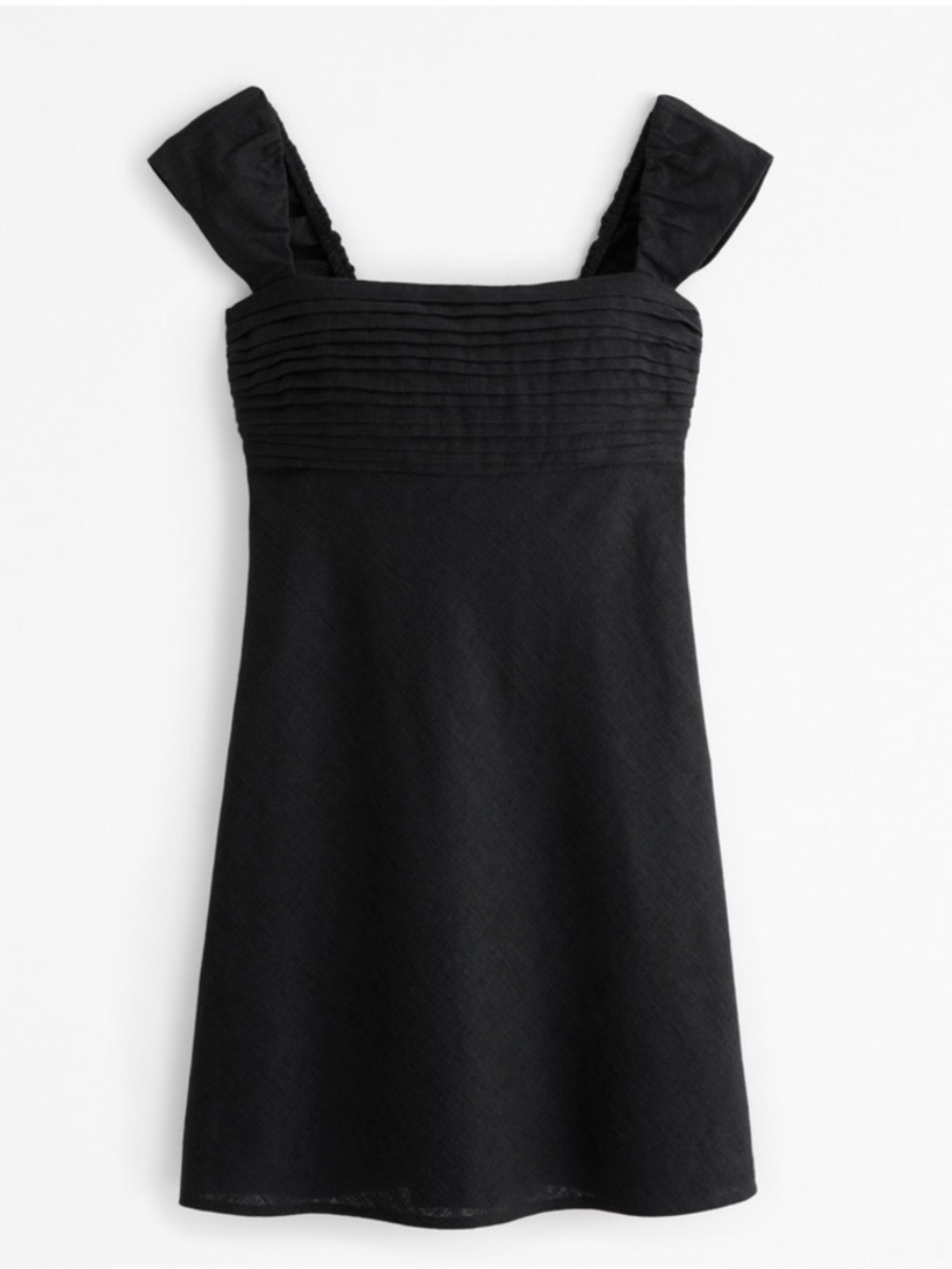 Abercrombie & Fitch Black Square-Neck Mini Dress